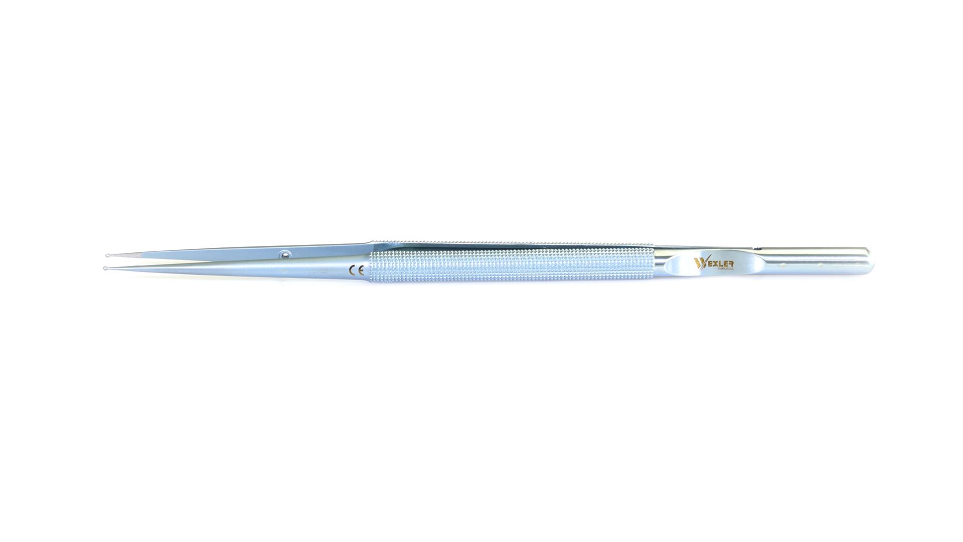 Ring tip Forceps - Straight 1mm rings w/TC coated platform