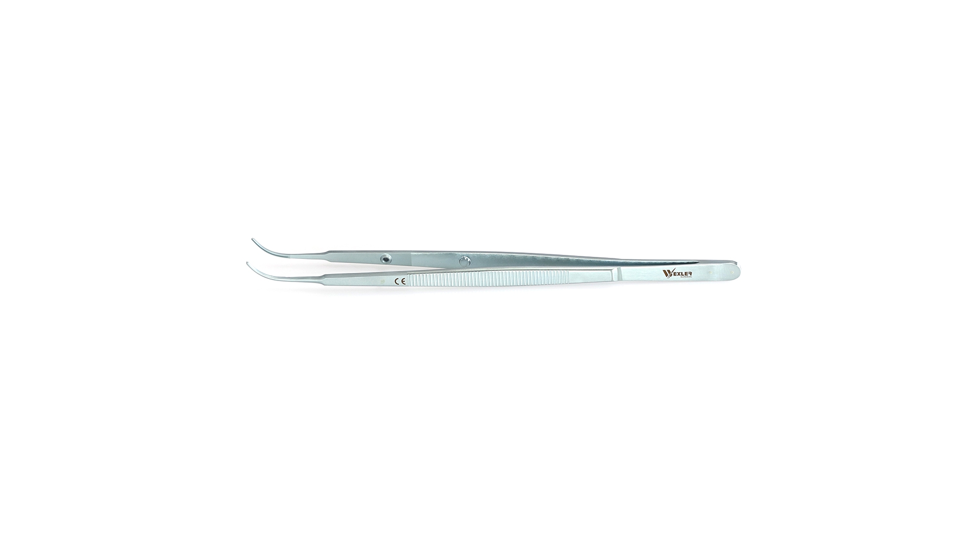 Gerald DeBakey Forceps - Curved 1mm tips