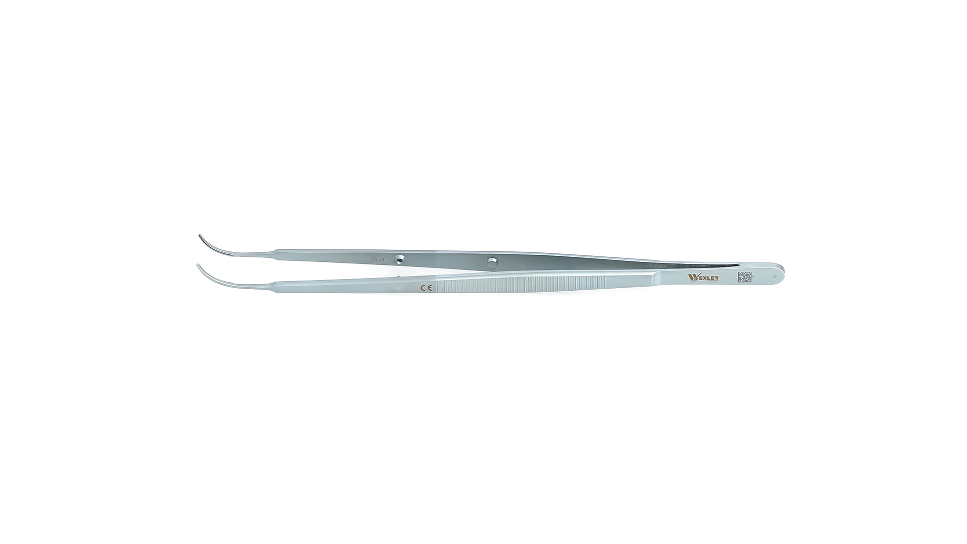 Gerald DeBakey Forceps - Curved 1mm tips