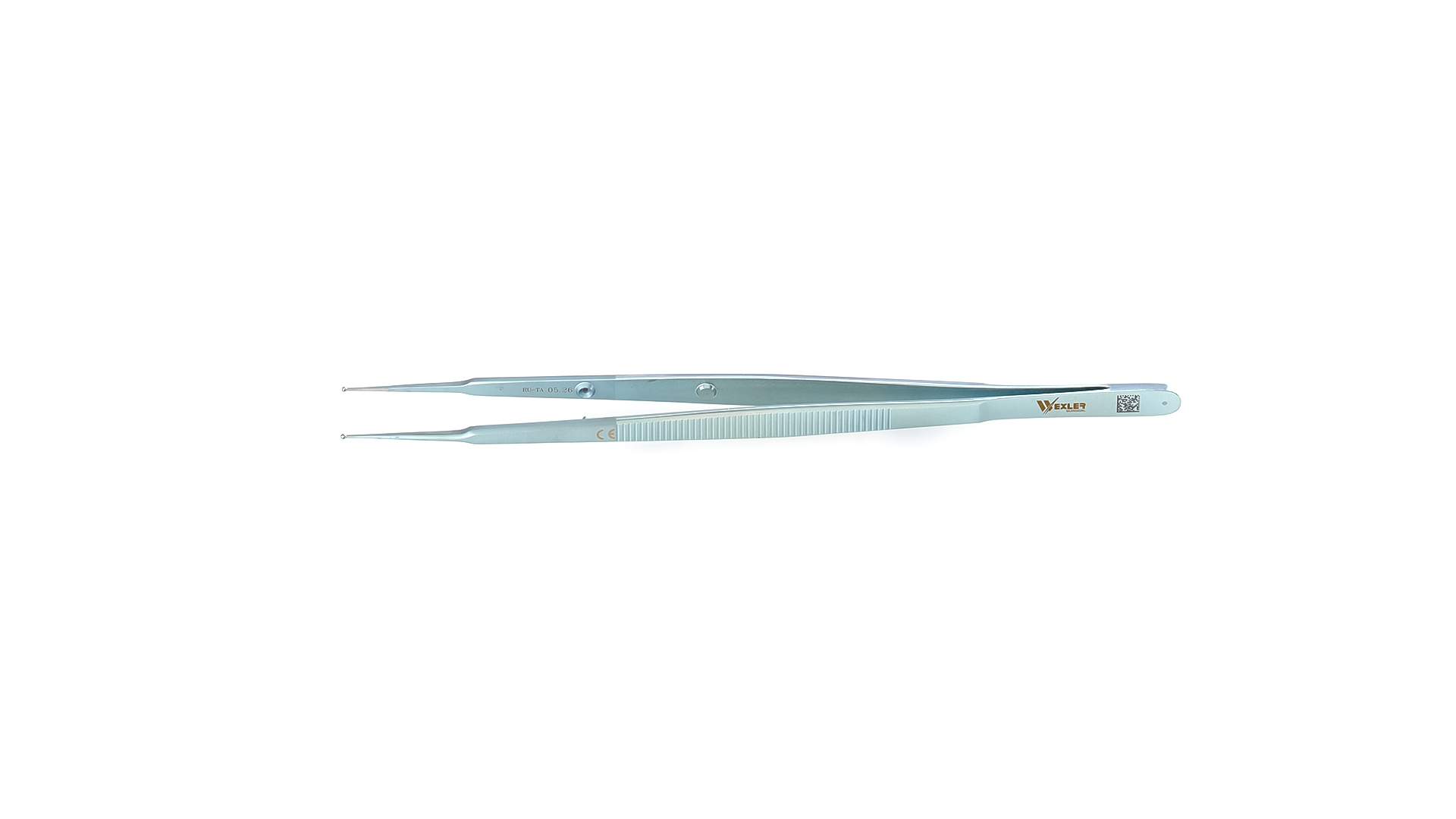 Gerald Ring tip Forceps - Straight 1mm TC coated rings