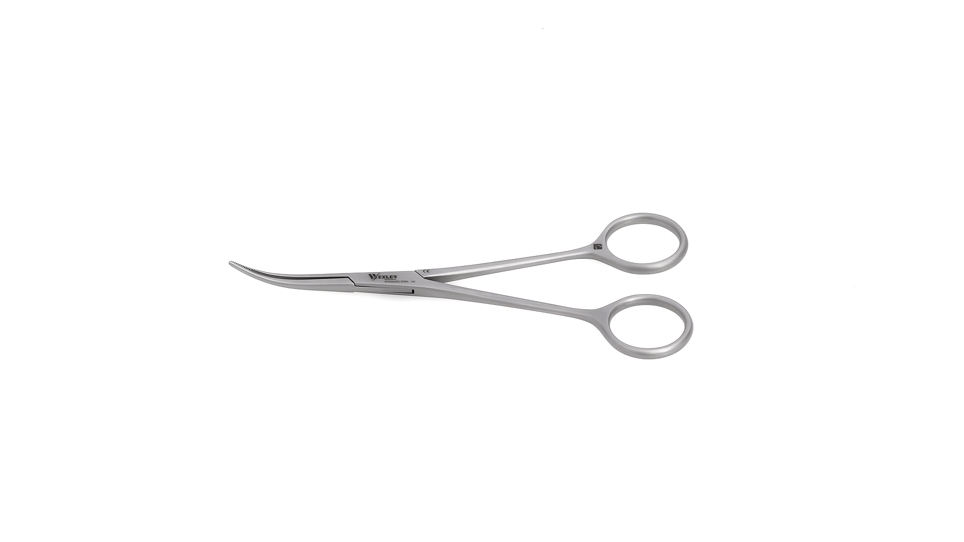 Waterson's Dissector - Curved Delicate serrated jaws with 1.5mm tips