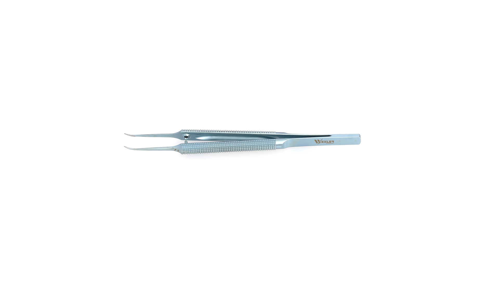 Micro Forceps - Curved 0.5mm tips w/TC coated tying platform