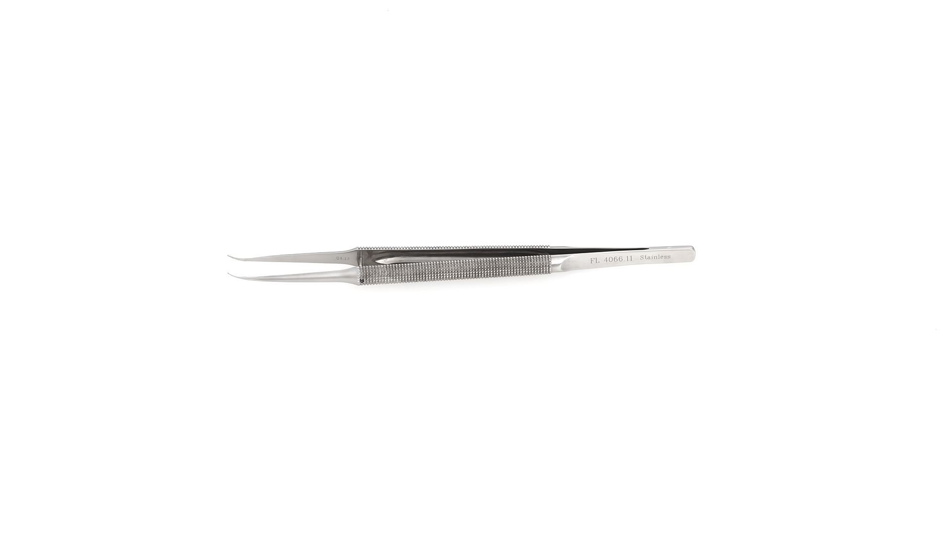 Micro Forceps - Curved 0.5mm tips  w/TC coated tying platform