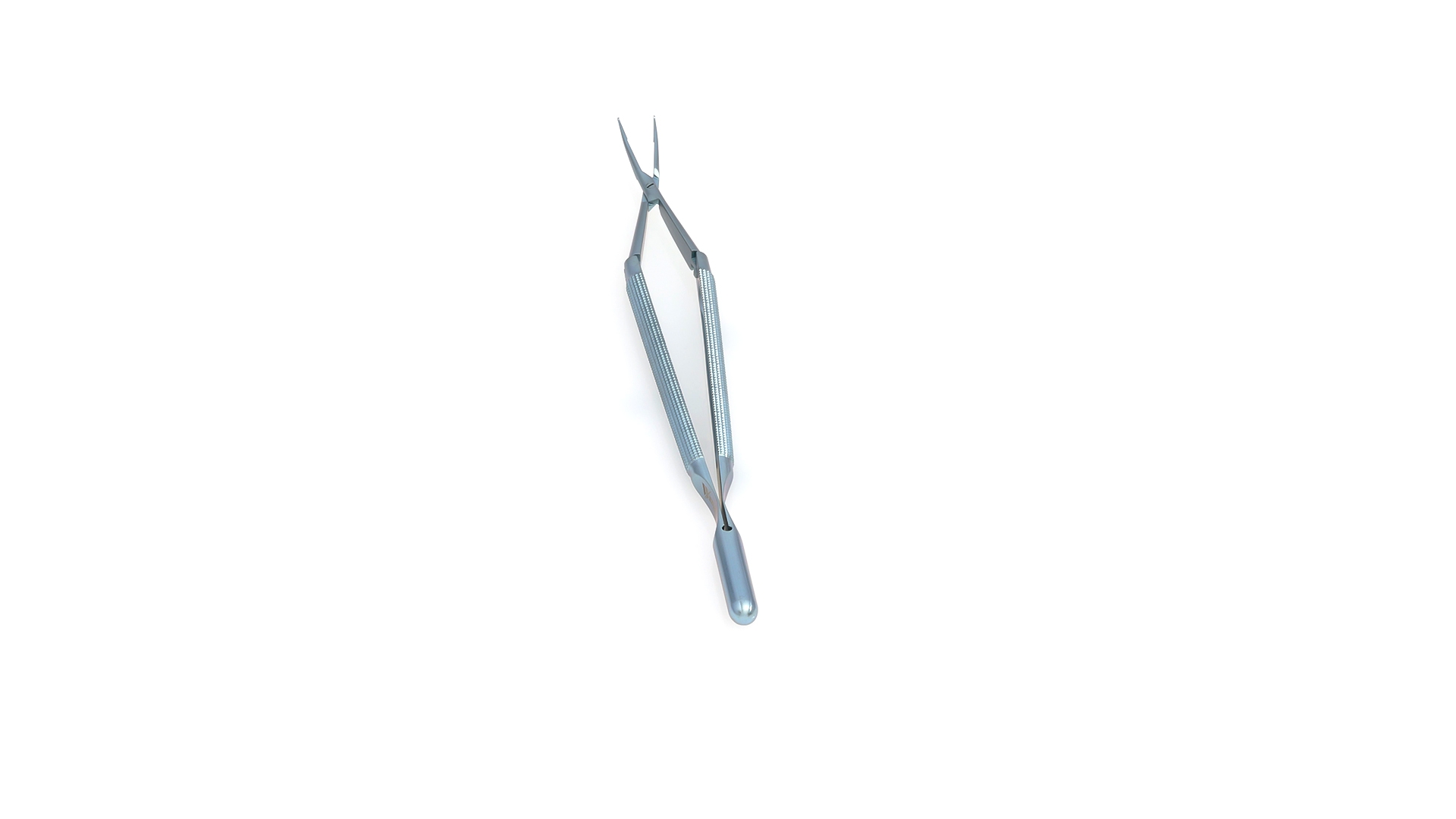 Velox Double-Action Ring tip Forceps - Straight 1mm TC coated rings