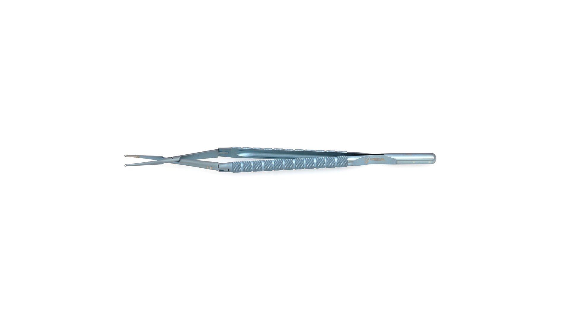 Velox Double-Action Ring tip Forceps - Straight 1.8mm TC coated rings
