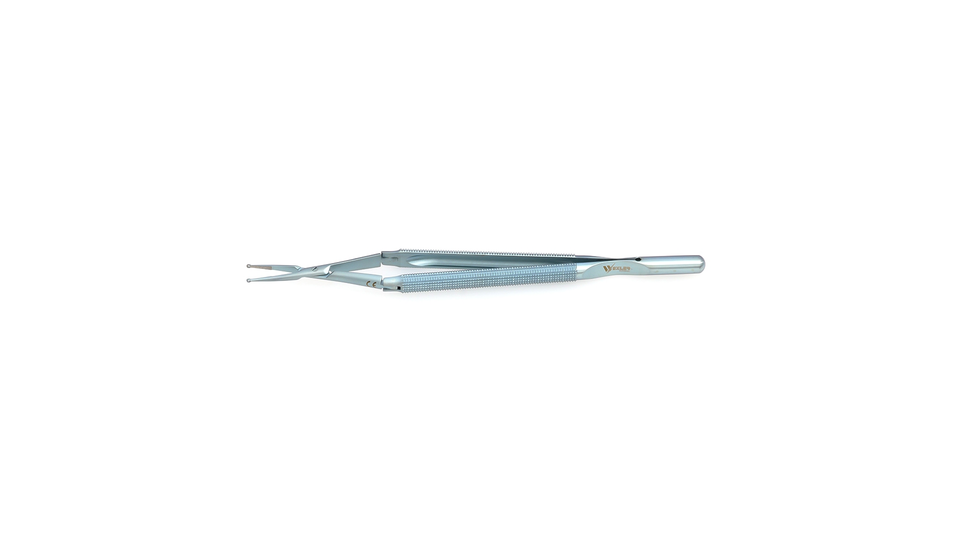 Velox Double-Action Ring tip Forceps - Straight 1.8mm TC coated rings