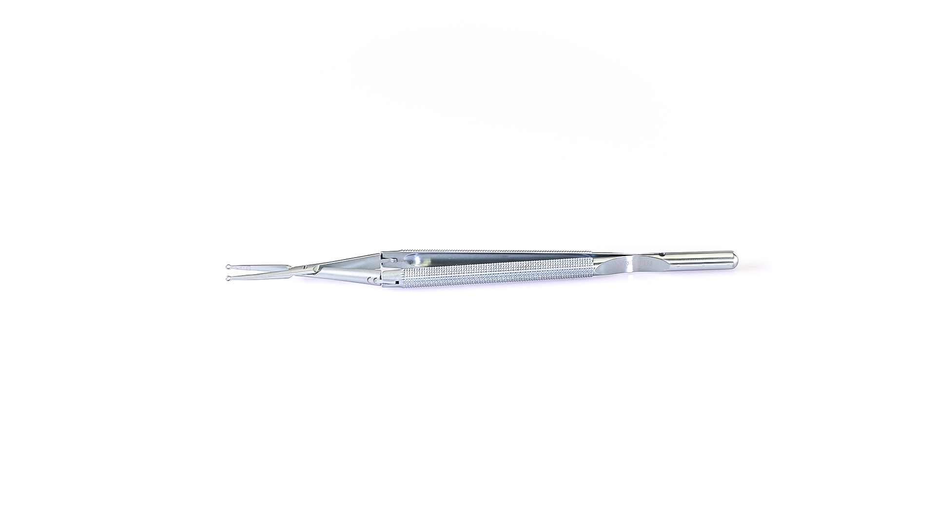 Velox Double-Action Ring tip Forceps - Straight 2.5mm TC coated rings