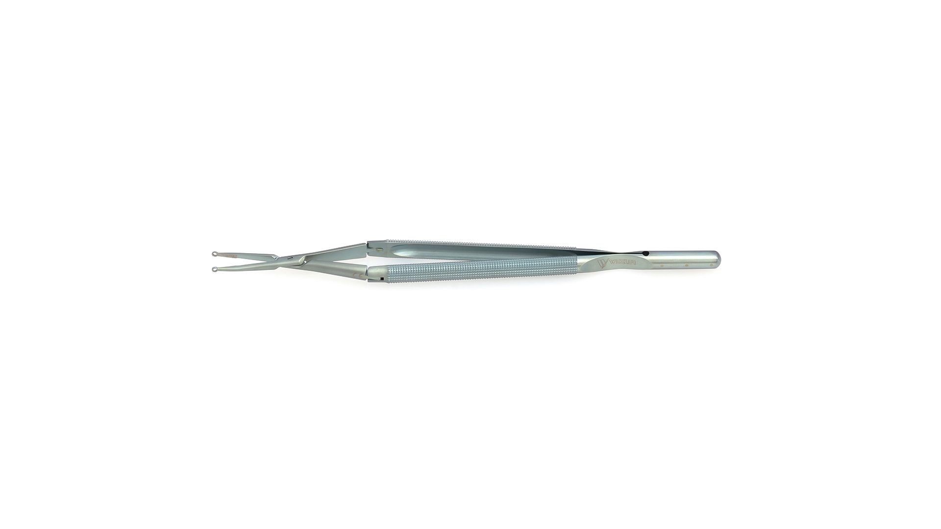 Velox Double-Action Ring tip Forceps - Straight 2.5mm TC coated rings