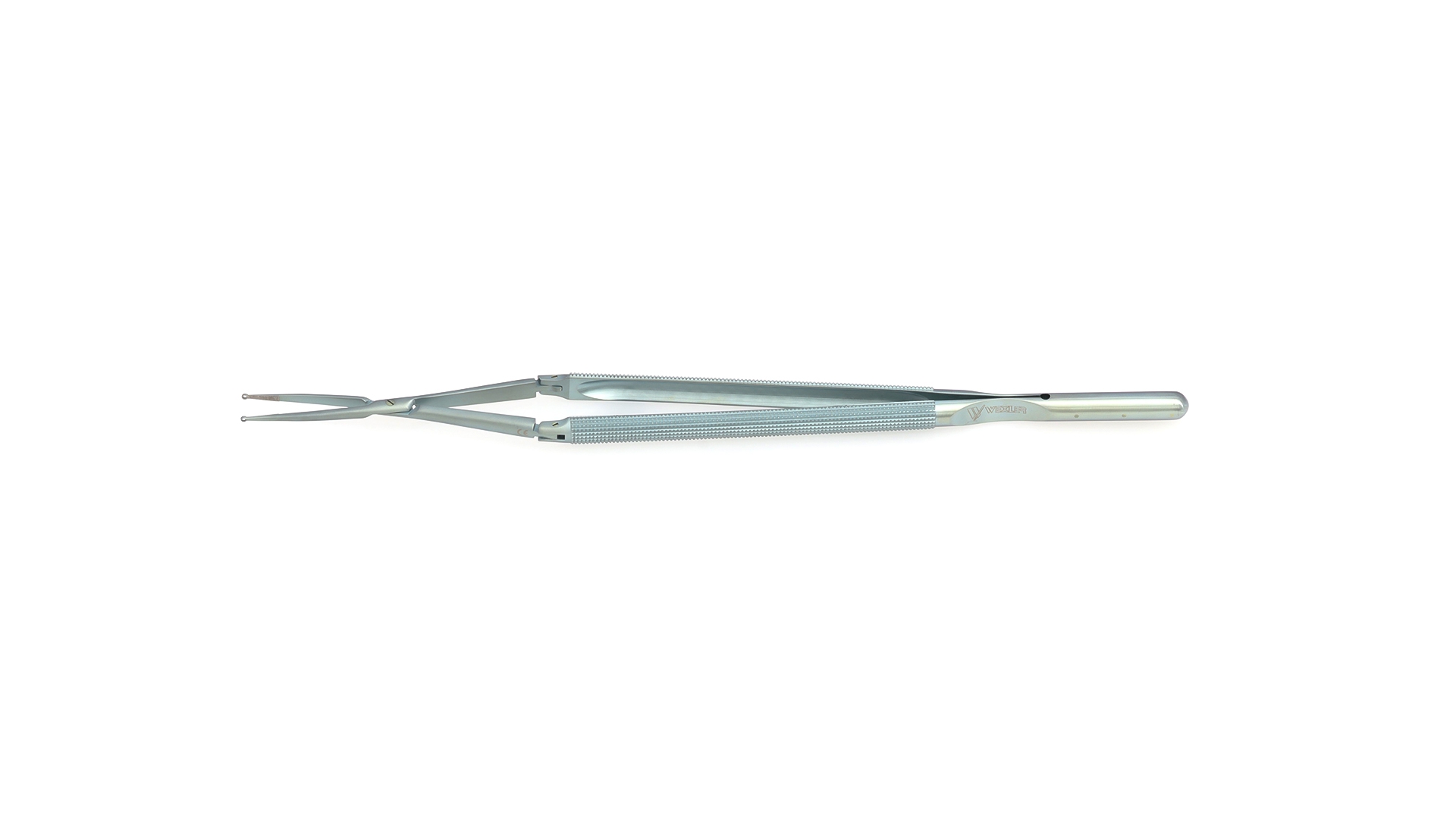Velox Double-Action Ring tip Forceps - Straight 1.8mm TC coated rings