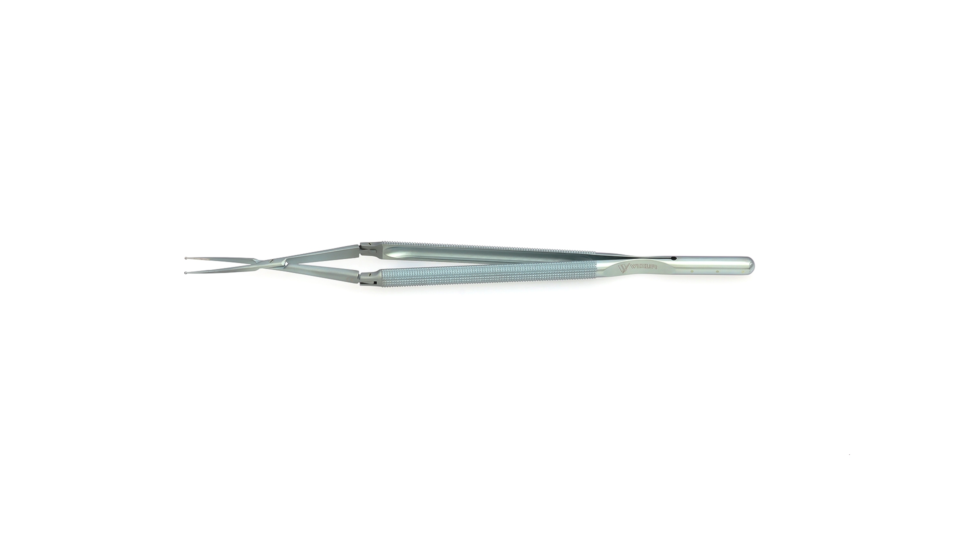Velox Double-Action Ring tip Forceps - Straight 1mm TC coated rings