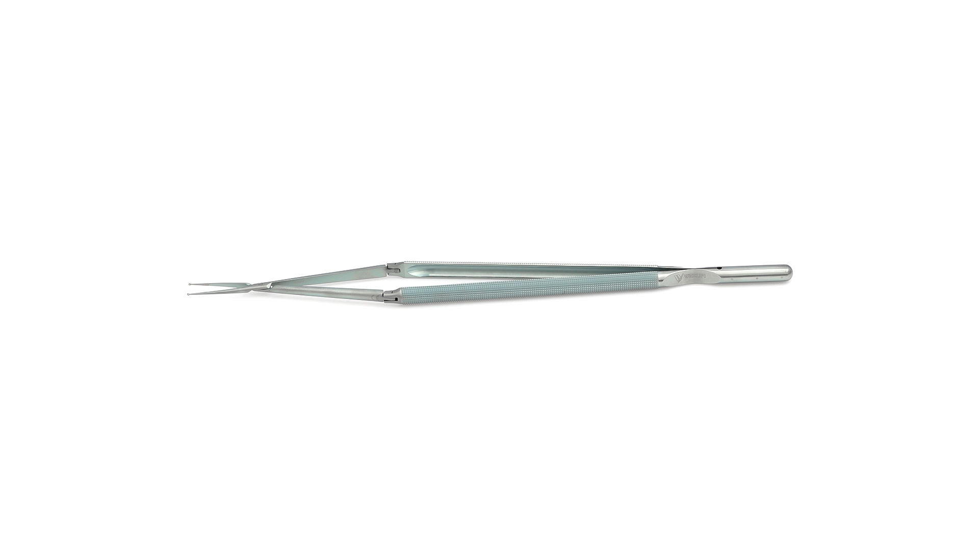 Velox Double-Action Ring tip Forceps - Straight 1mm TC coated rings
