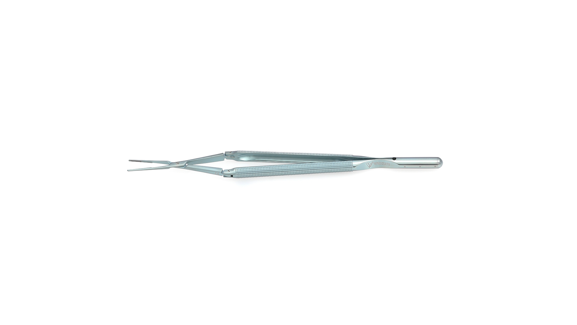 Velox Double-Action DeBakey Forceps - Straight 1mm tips w/TC coated platform in middle