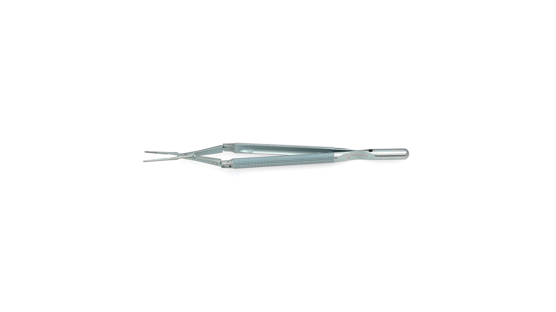 Velox Double-Action DeBakey Forceps - Straight 1mm tips w/TC coated platform in middle