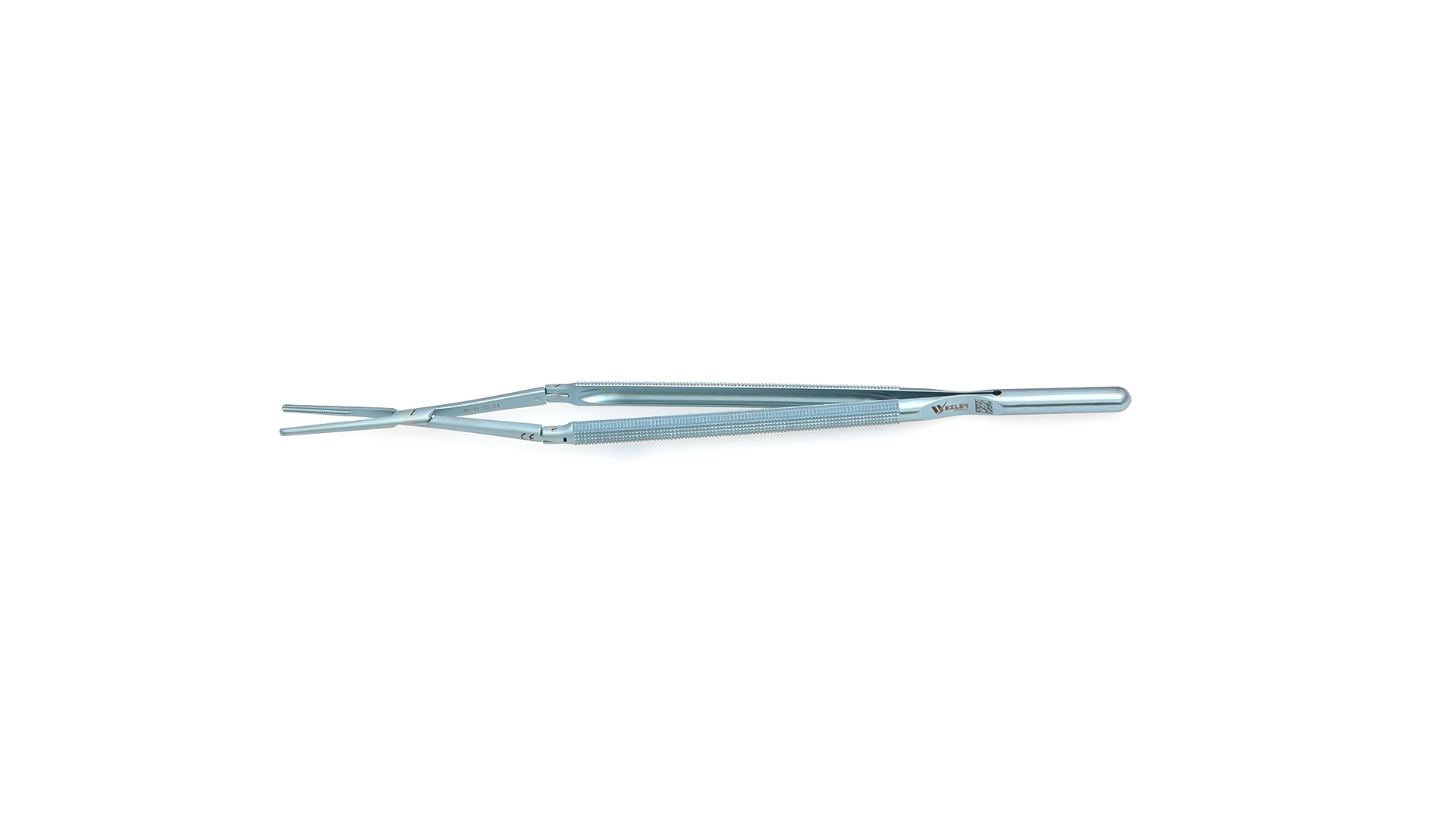 Velox Double-Action DeBakey Forceps - Straight 2.5mm tips w/TC coated platform in middle