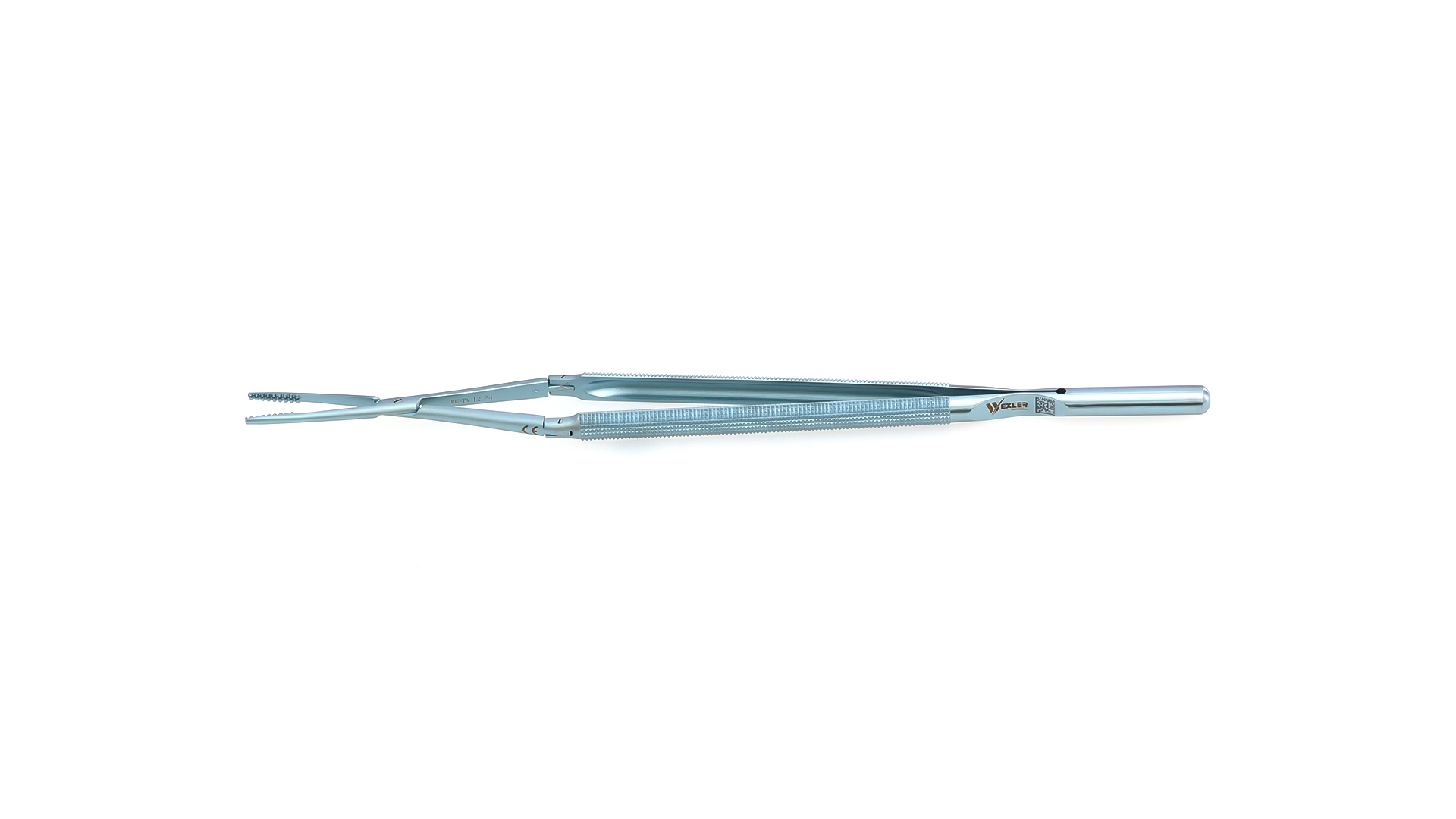 Velox Double-Action Resano Forceps - Straight Atraumatic tips