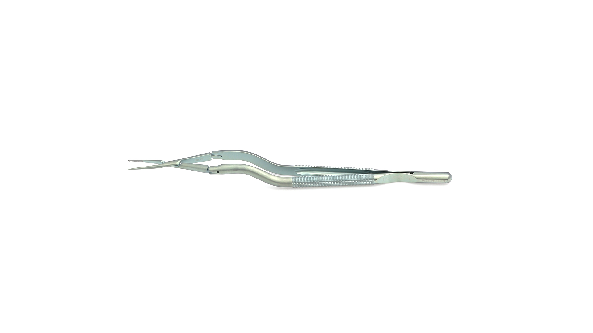 Velox Double-Action Ring tip Forceps - Straight 1mm TC coated rings