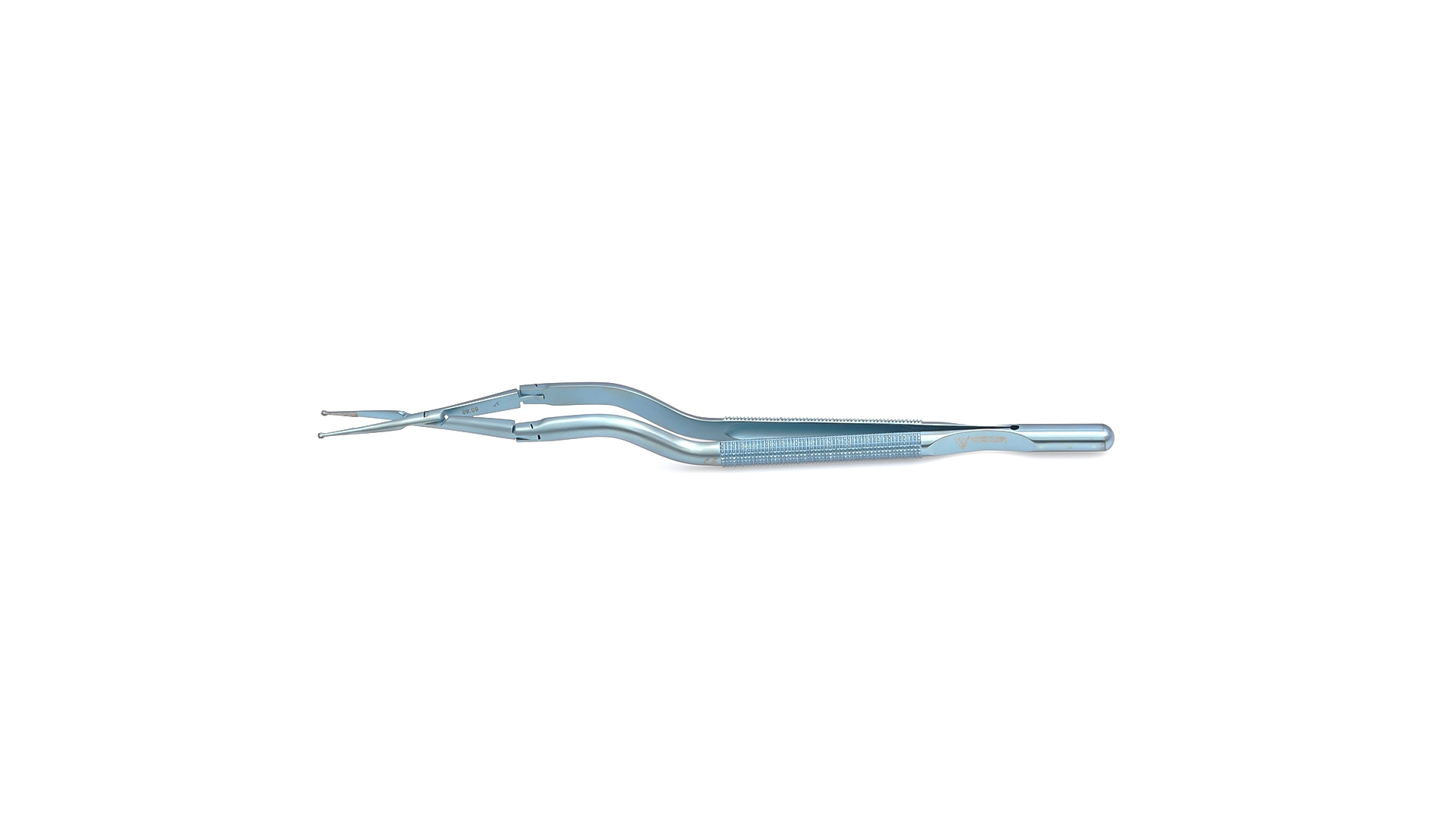 Velox Double-Action Ring tip Forceps - Straight 1.8mm TC coated rings