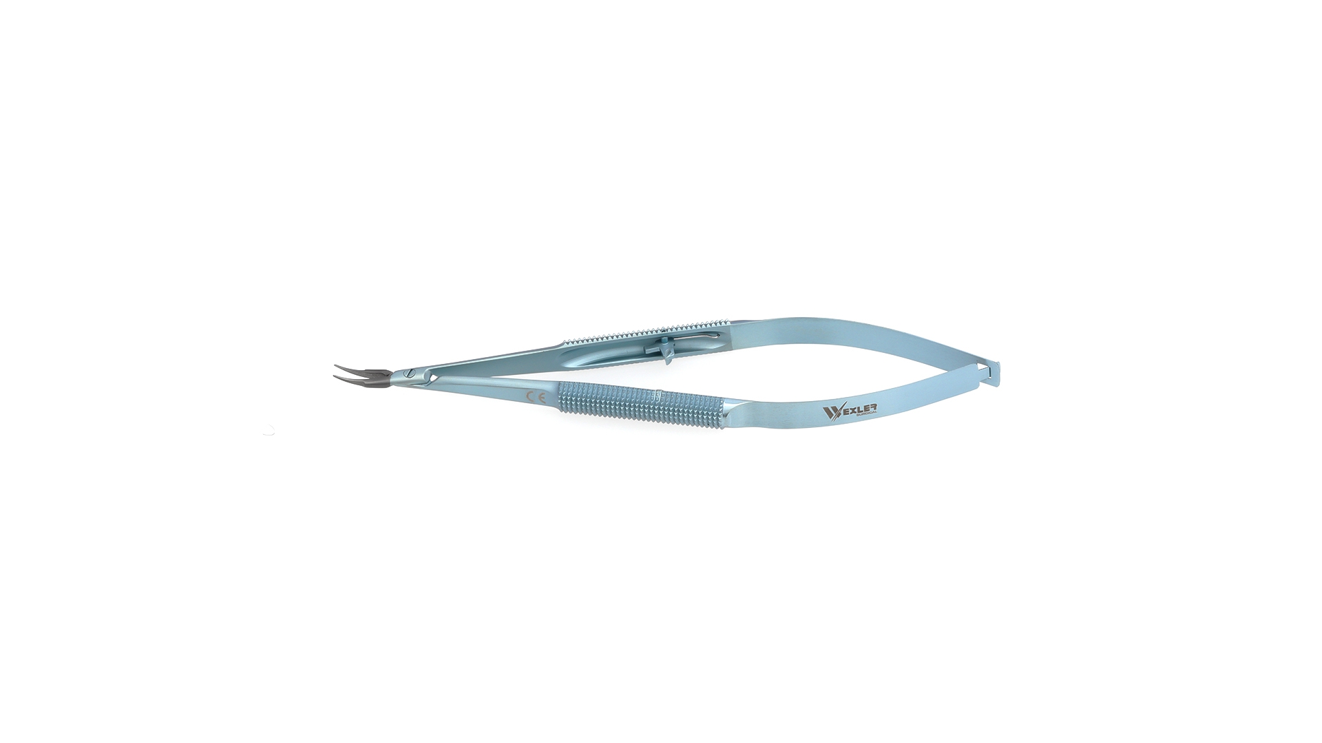 Barraquer Delicate Needle Holder - Curved TC coated jaws