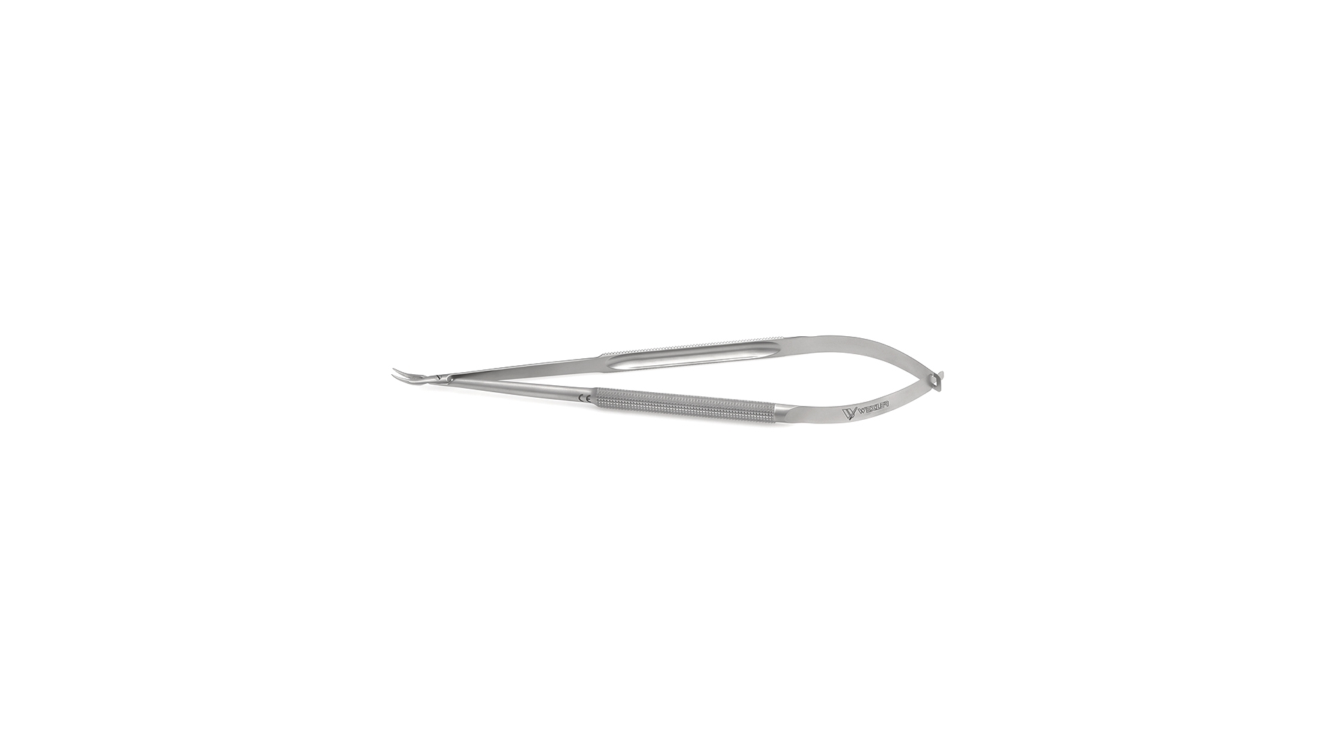 Barraquer Delicate Needle Holder - Curved TC coated jaws