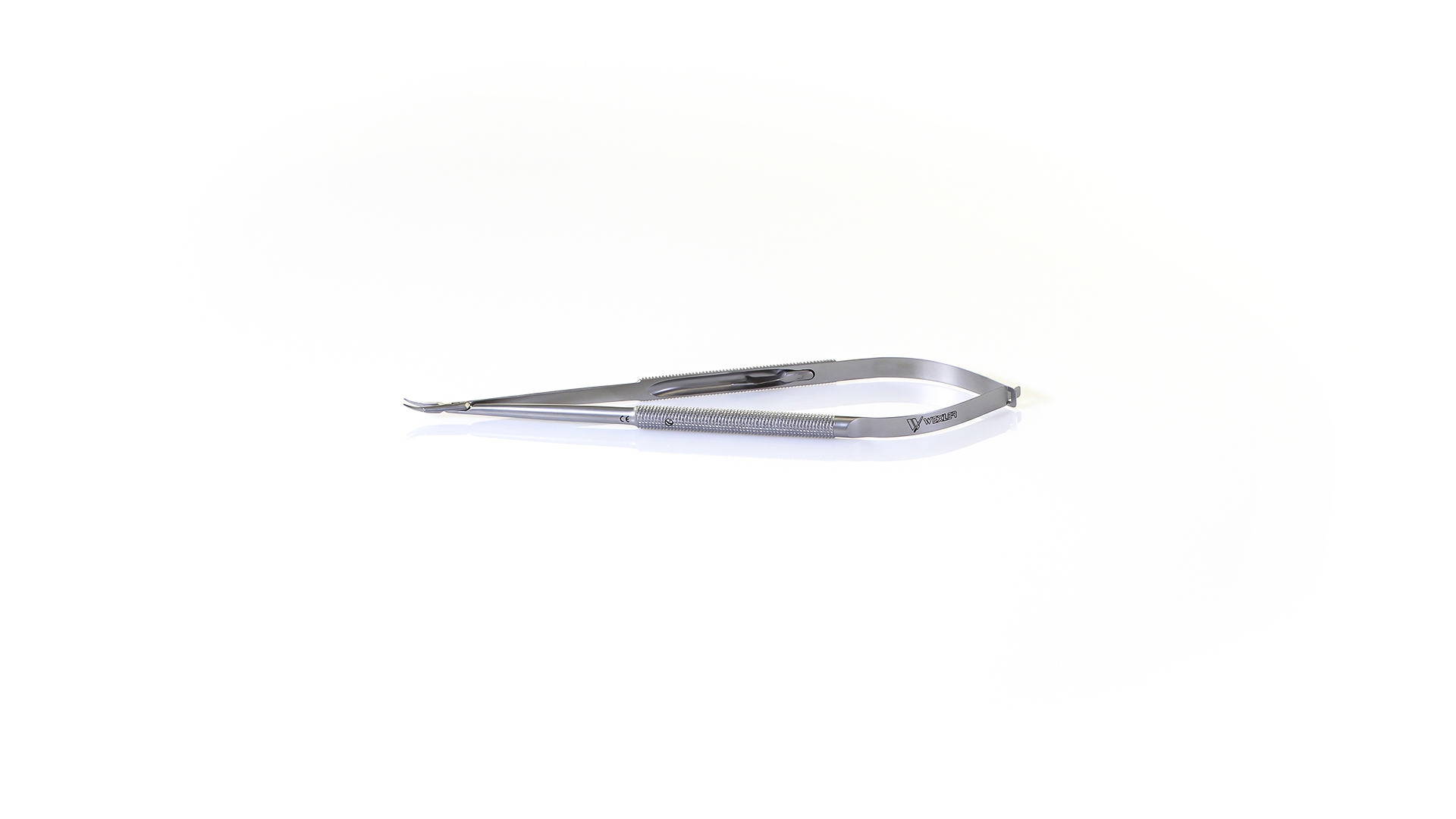 Barraquer Delicate Needle Holder - Curved TC coated jaws