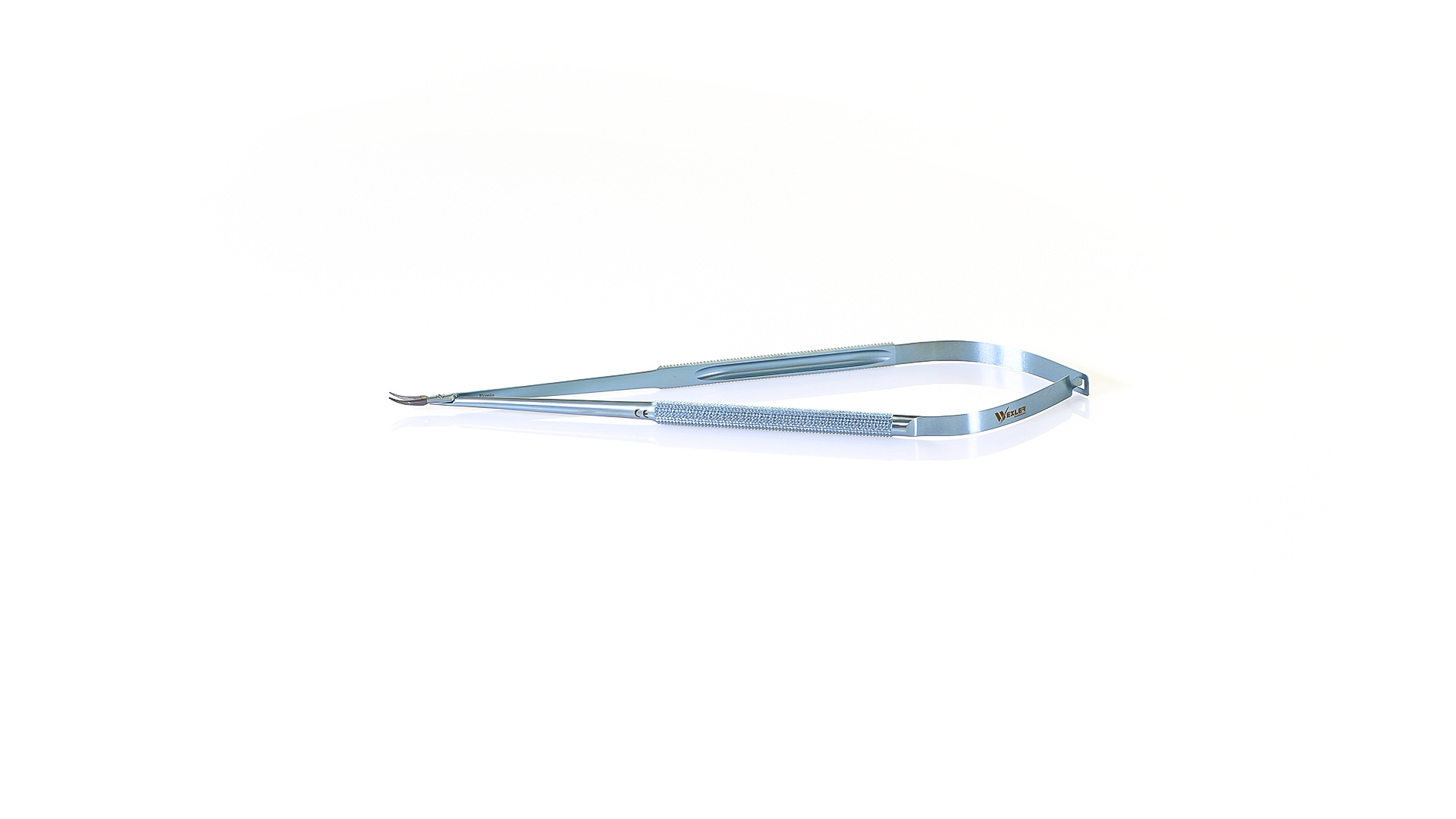 Barraquer Delicate Needle Holder - Curved TC coated jaws