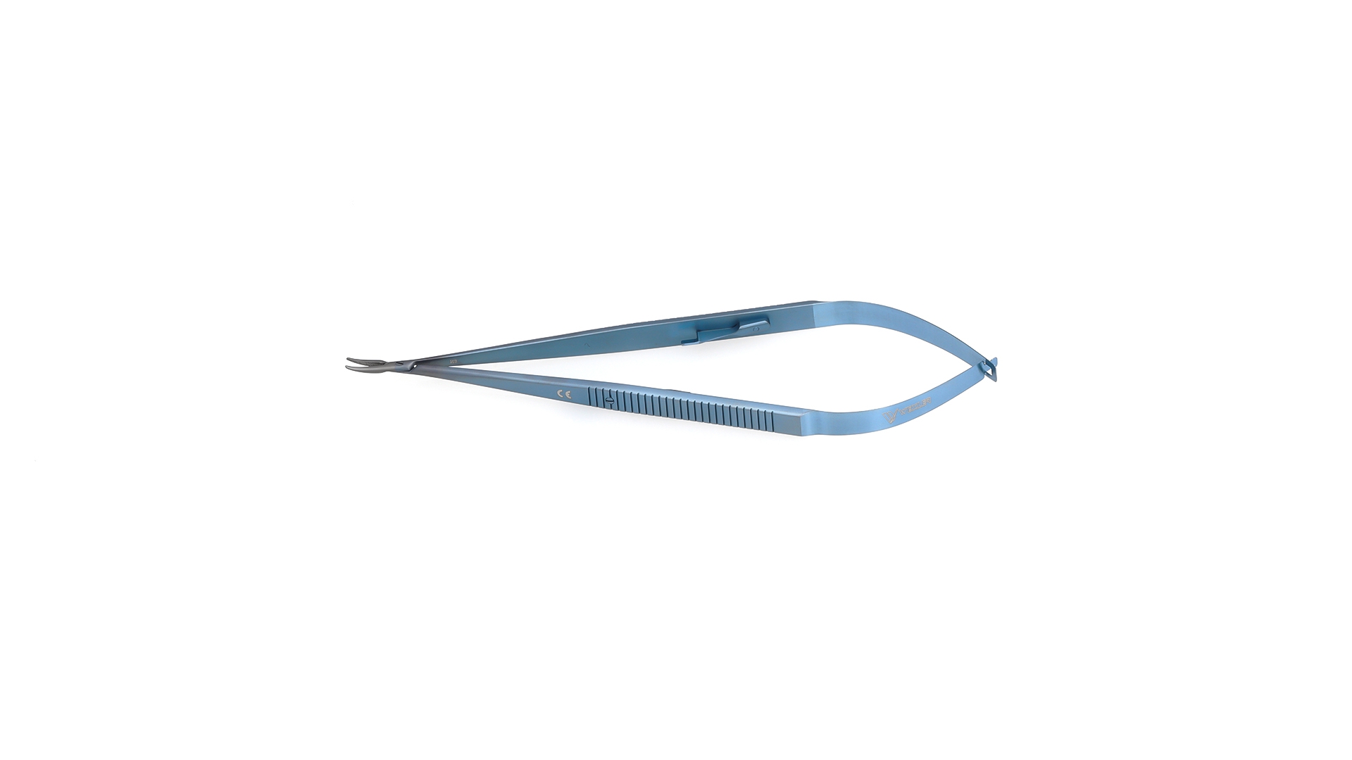 Castroviejo Delicate Needle Holder - Curved TC coated jaws