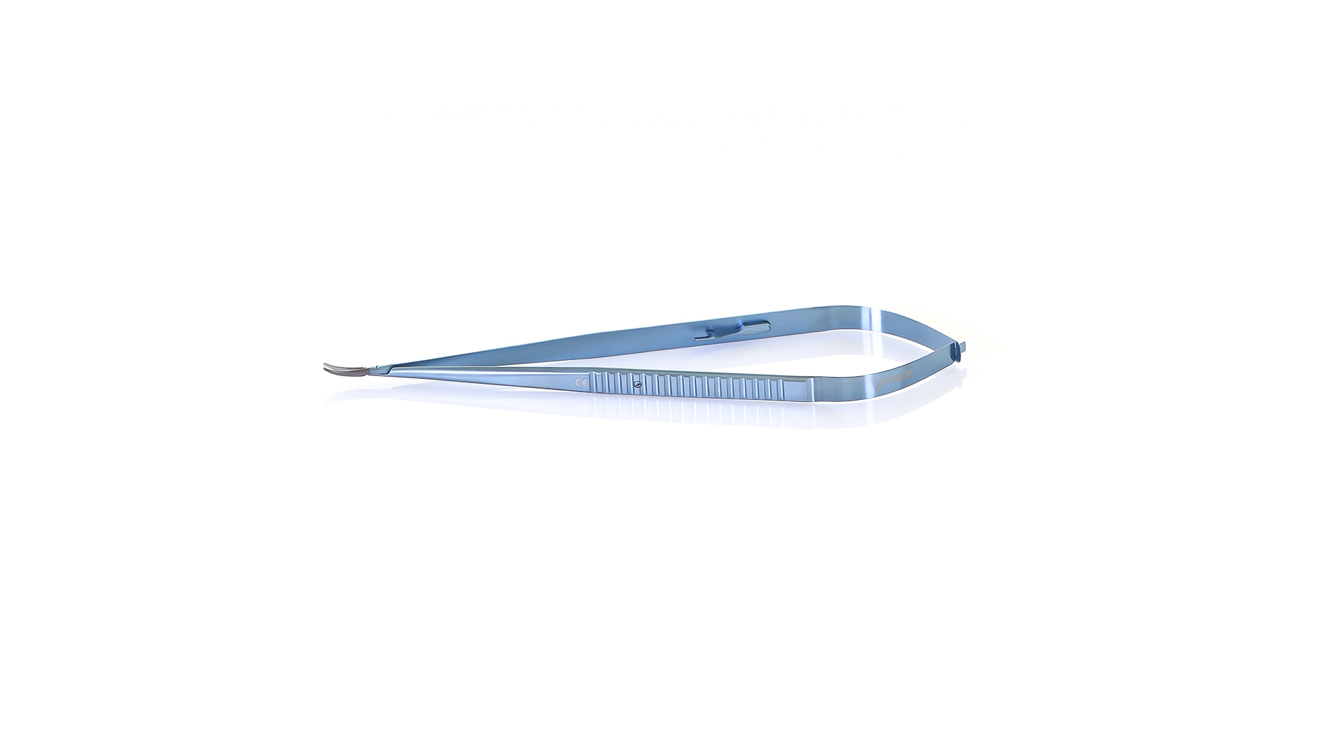 Castroviejo Micro Needle Holder - Curved TC coated jaws