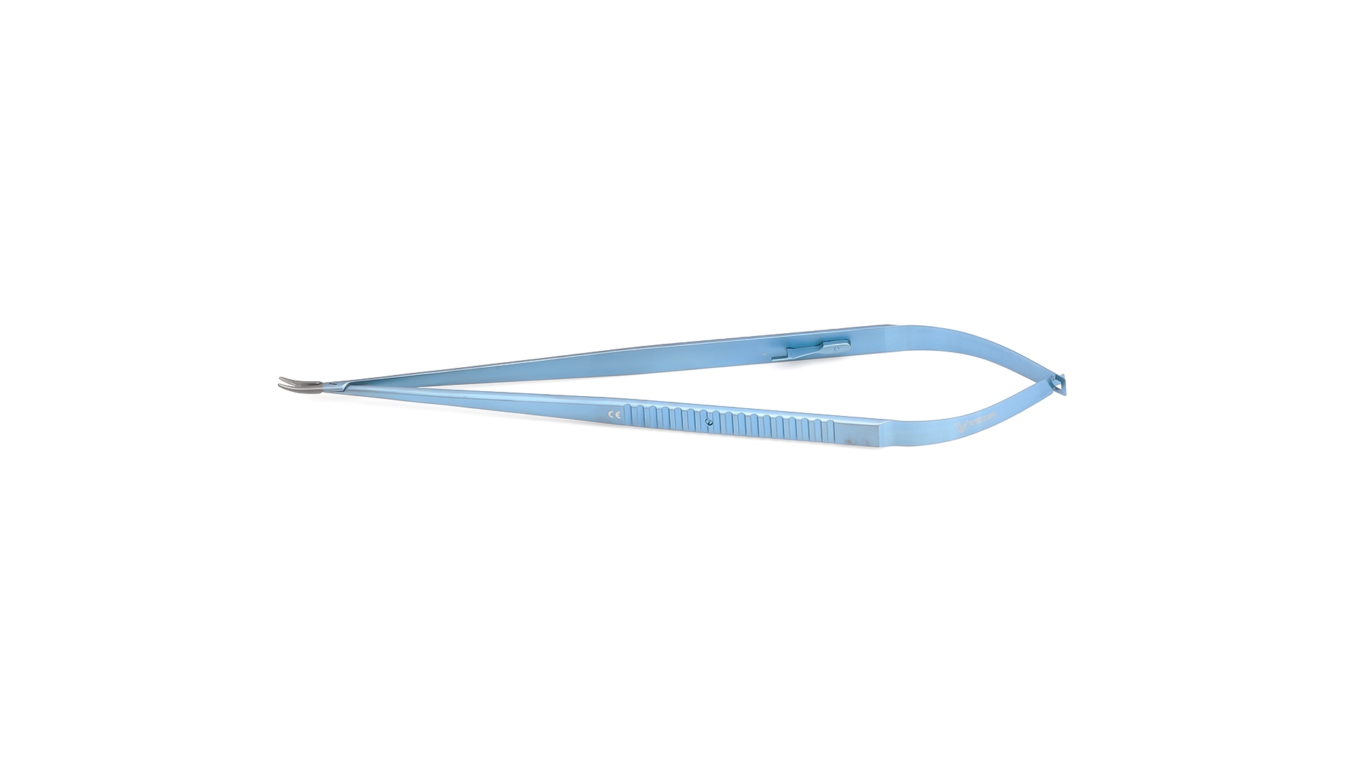 Castroviejo Micro Needle Holder - Curved TC coated jaws