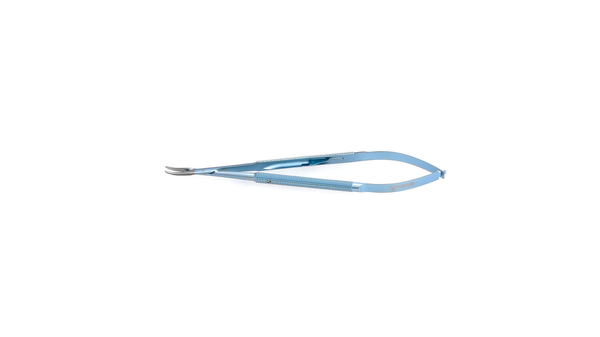 Jacobson Micro Needle Holder - Curved TC coated jaws