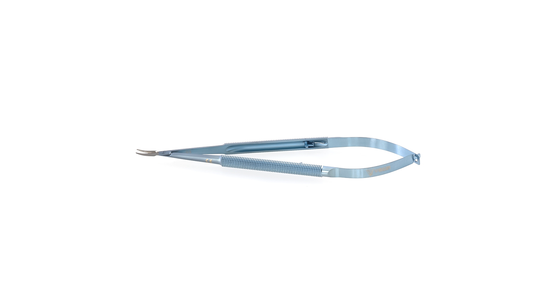 Jacobson Delicate Needle Holder - Curved TC coated jaws