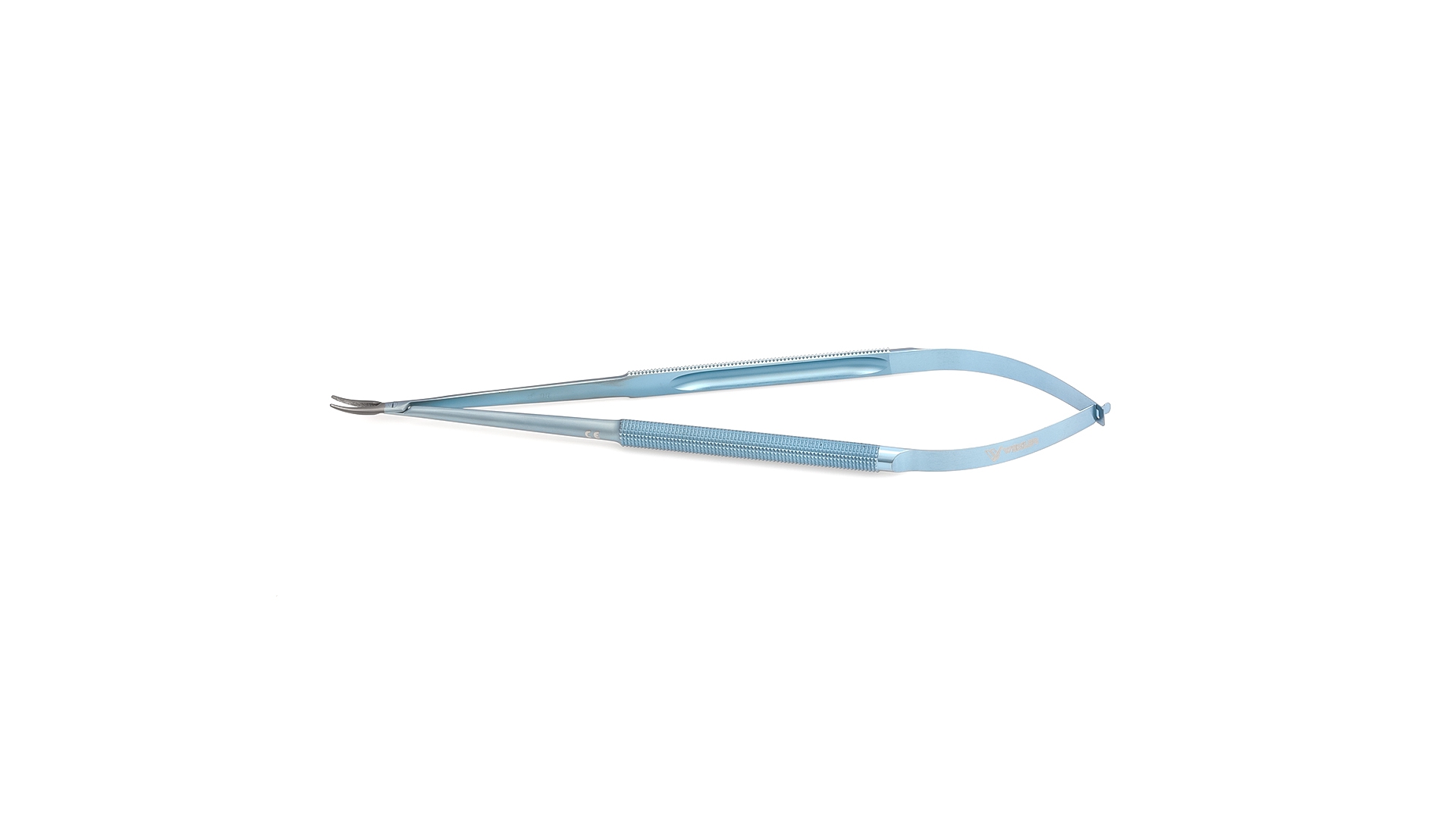 Jacobson Micro Needle Holder - Curved TC coated jaws