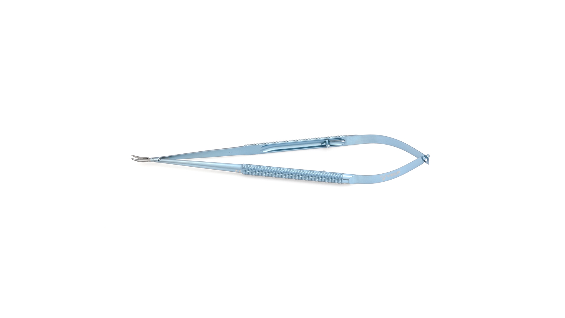 Jacobson Delicate Needle Holder - Curved TC coated jaws