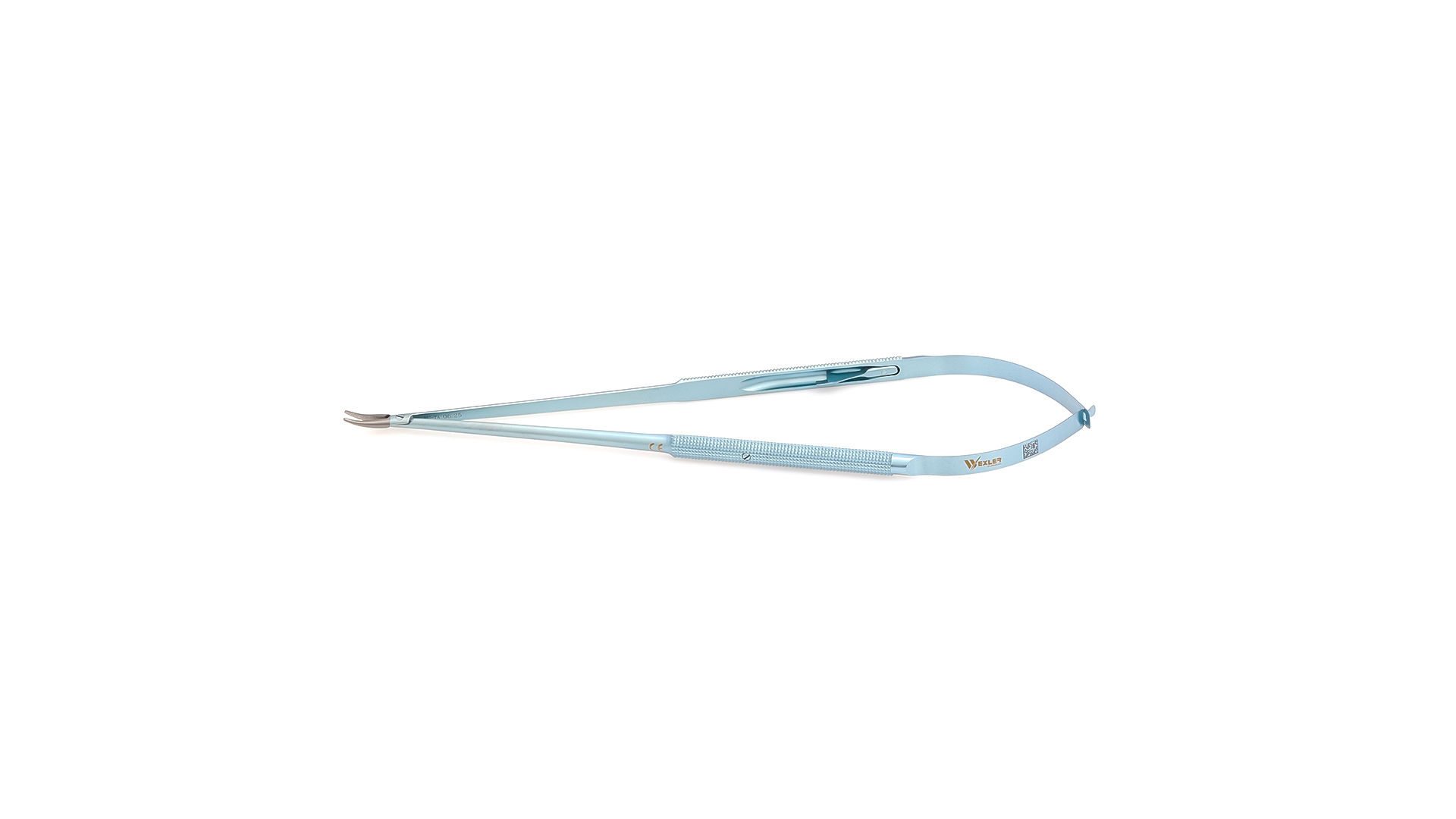 Jacobson Micro Needle Holder - Curved TC coated jaws