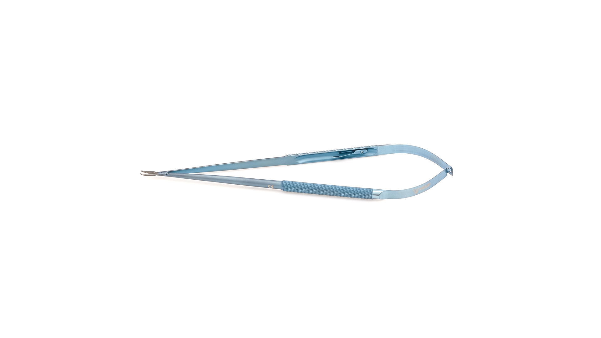 Jacobson Delicate Needle Holder - Curved TC coated jaws