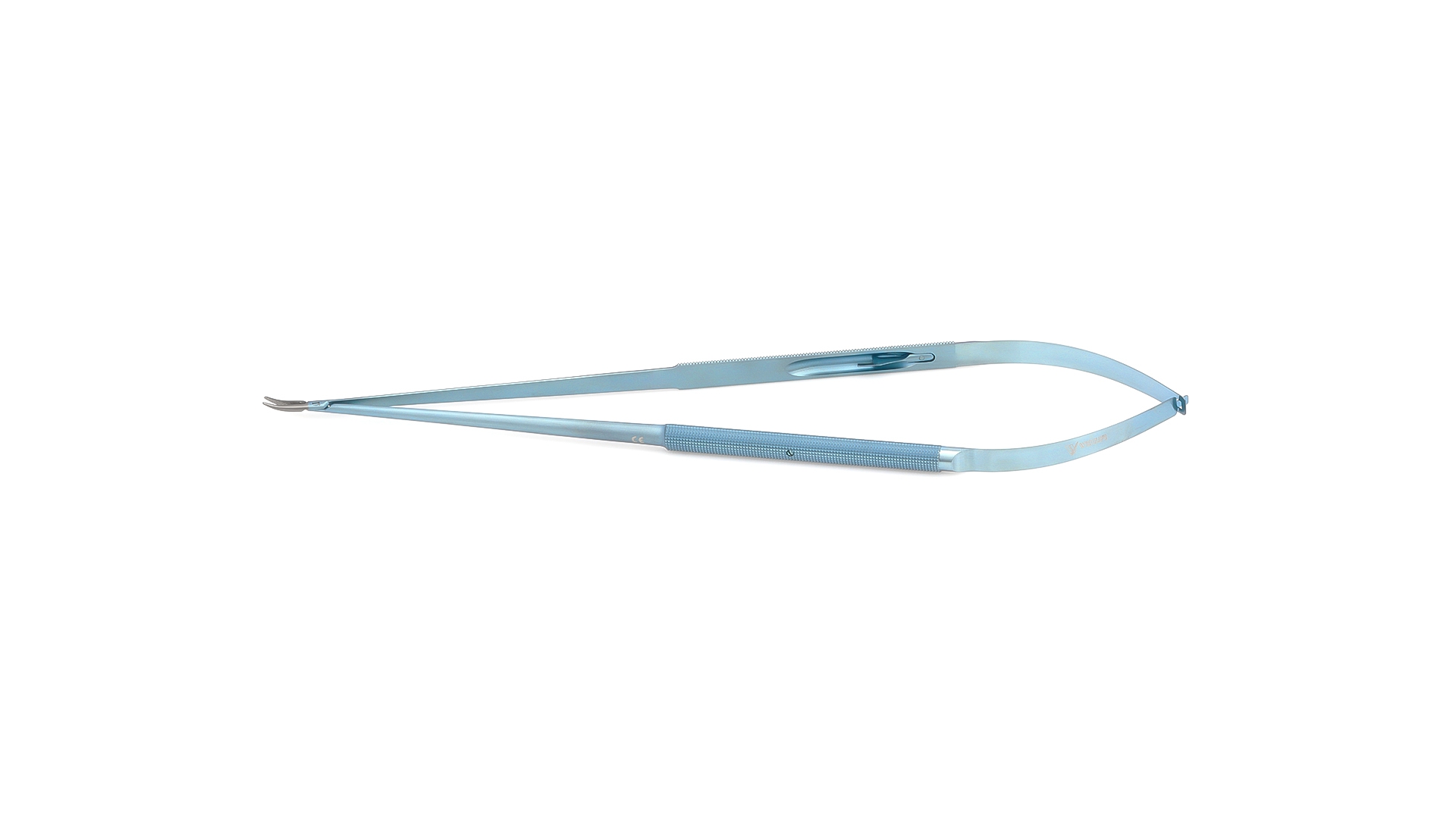 Jacobson Micro Needle Holder - Curved TC coated jaws