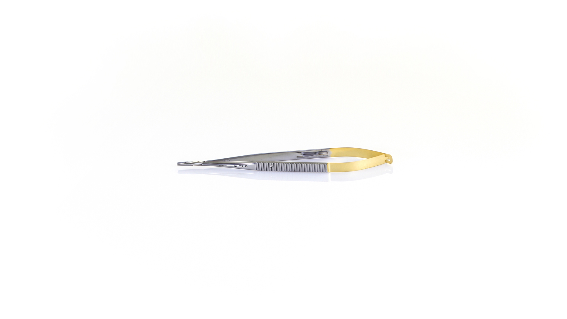 Castroviejo Micro Needle Holder - Straight jaws w/TC inserts