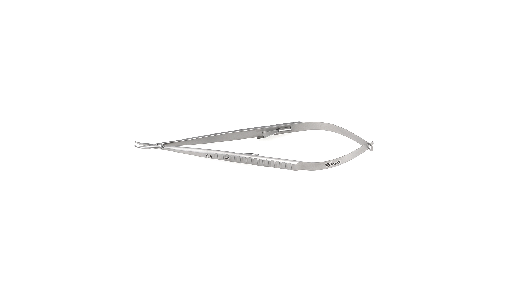 Castroviejo Micro Needle Holder - Curved TC coated jaws