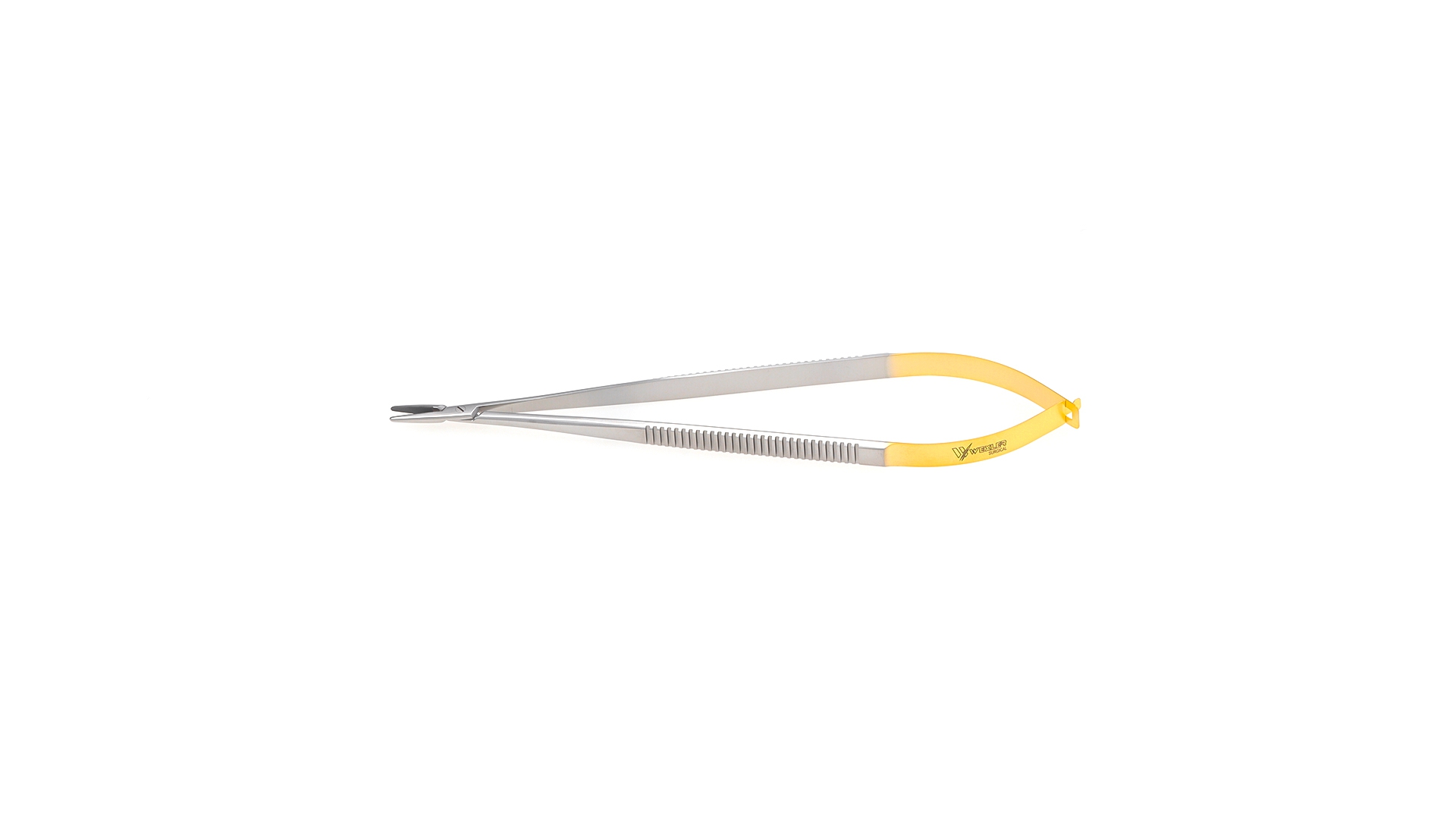 Castroviejo Micro Needle Holder - Straight jaws w/TC inserts