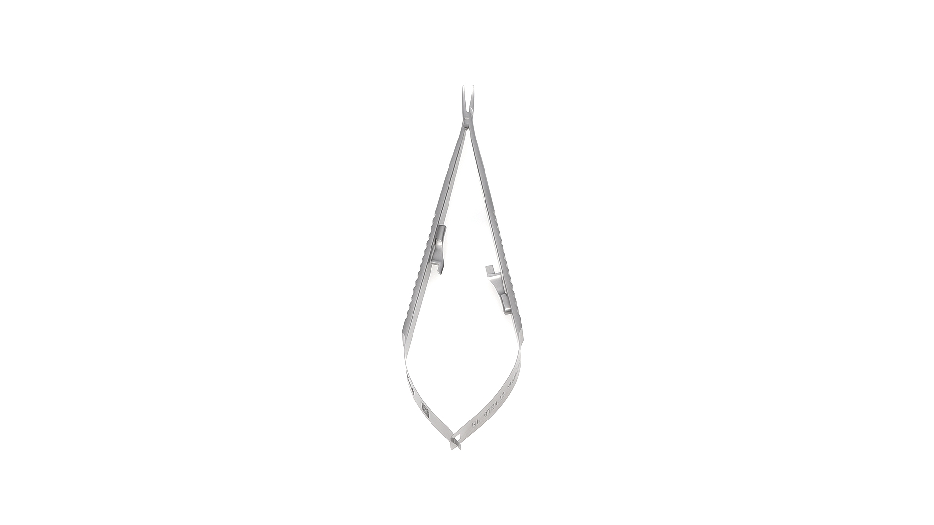 Castroviejo Micro Needle Holder - Curved TC coated jaws