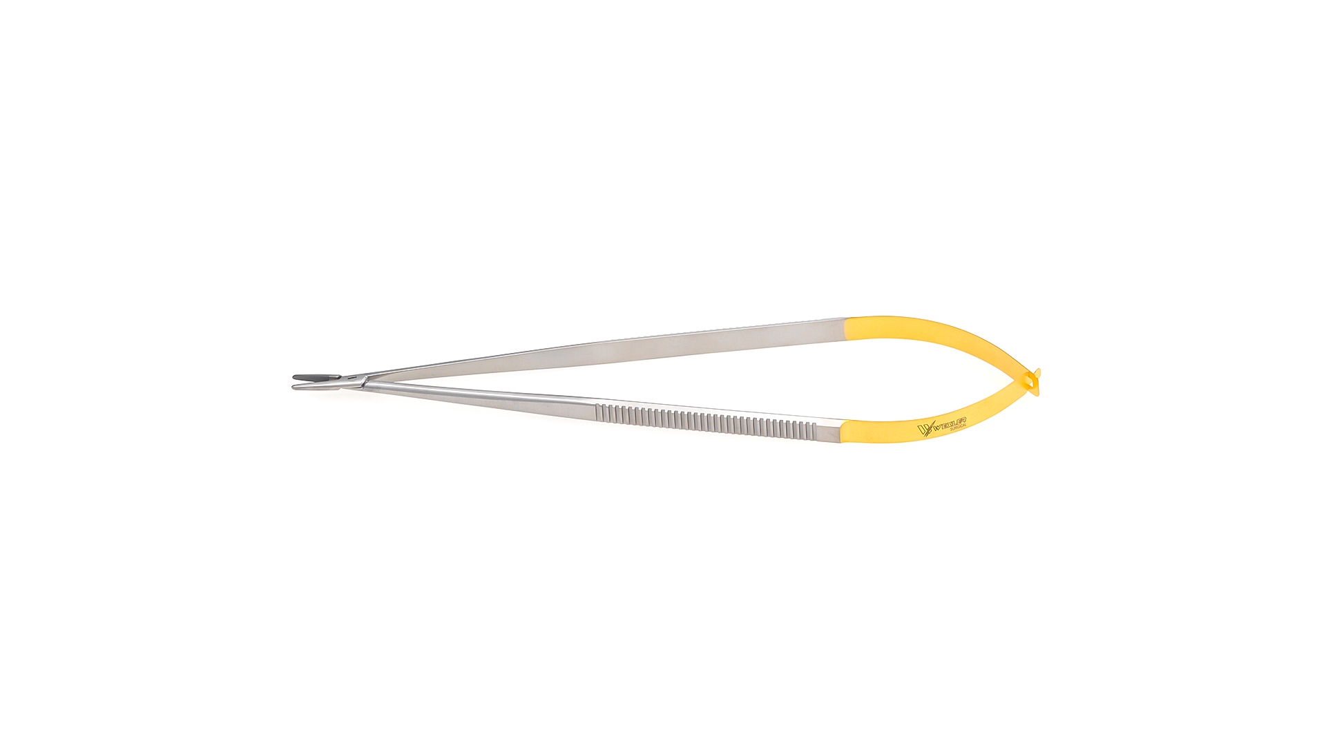 Castroviejo Micro Needle Holder - Straight jaws w/TC inserts