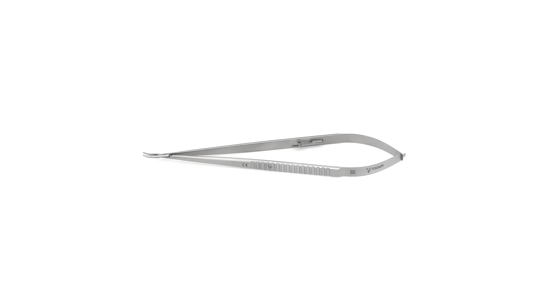 Castroviejo Micro Needle Holder - Curved TC coated jaws