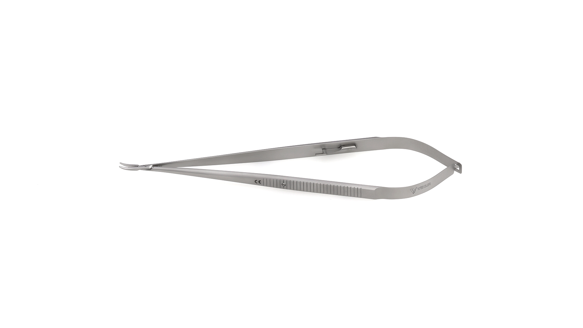 Castroviejo Delicate Needle Holder - Curved TC coated jaws