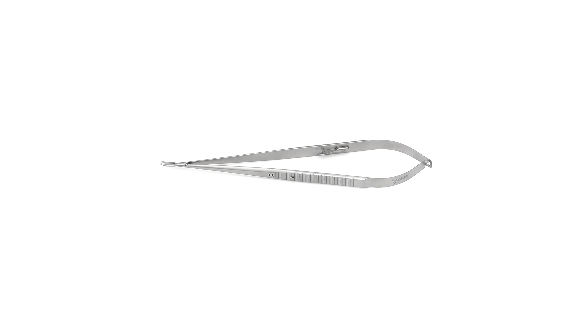 Castroviejo Delicate Needle Holder - Curved TC coated jaws