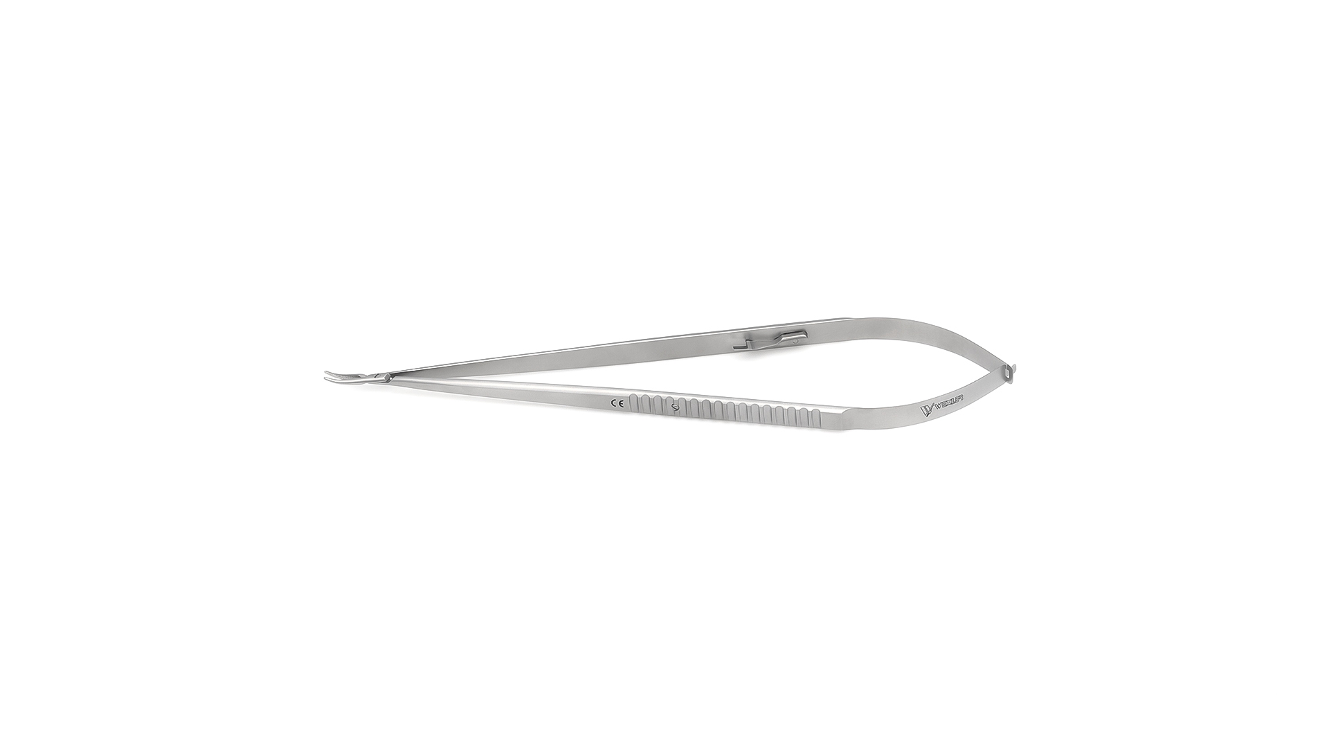 Castroviejo Micro Needle Holder - Curved TC coated jaws