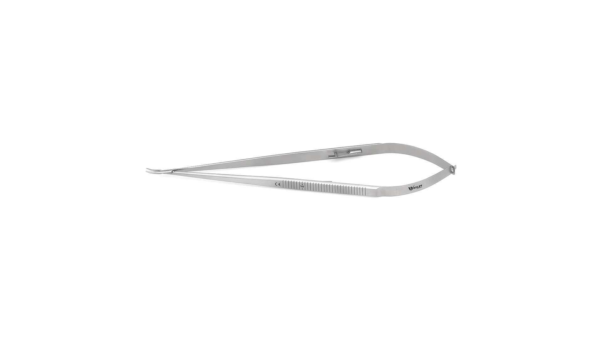 Castroviejo Delicate Needle Holder - Curved TC coated jaws