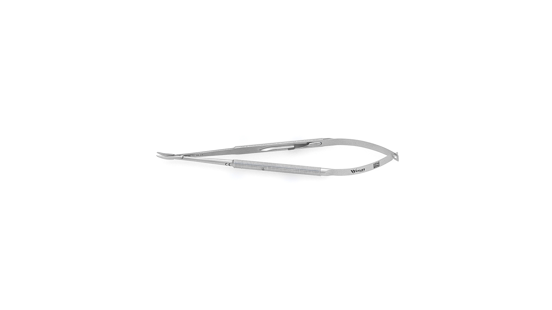 Jacobson Micro Needle Holder - Curved TC coated jaws