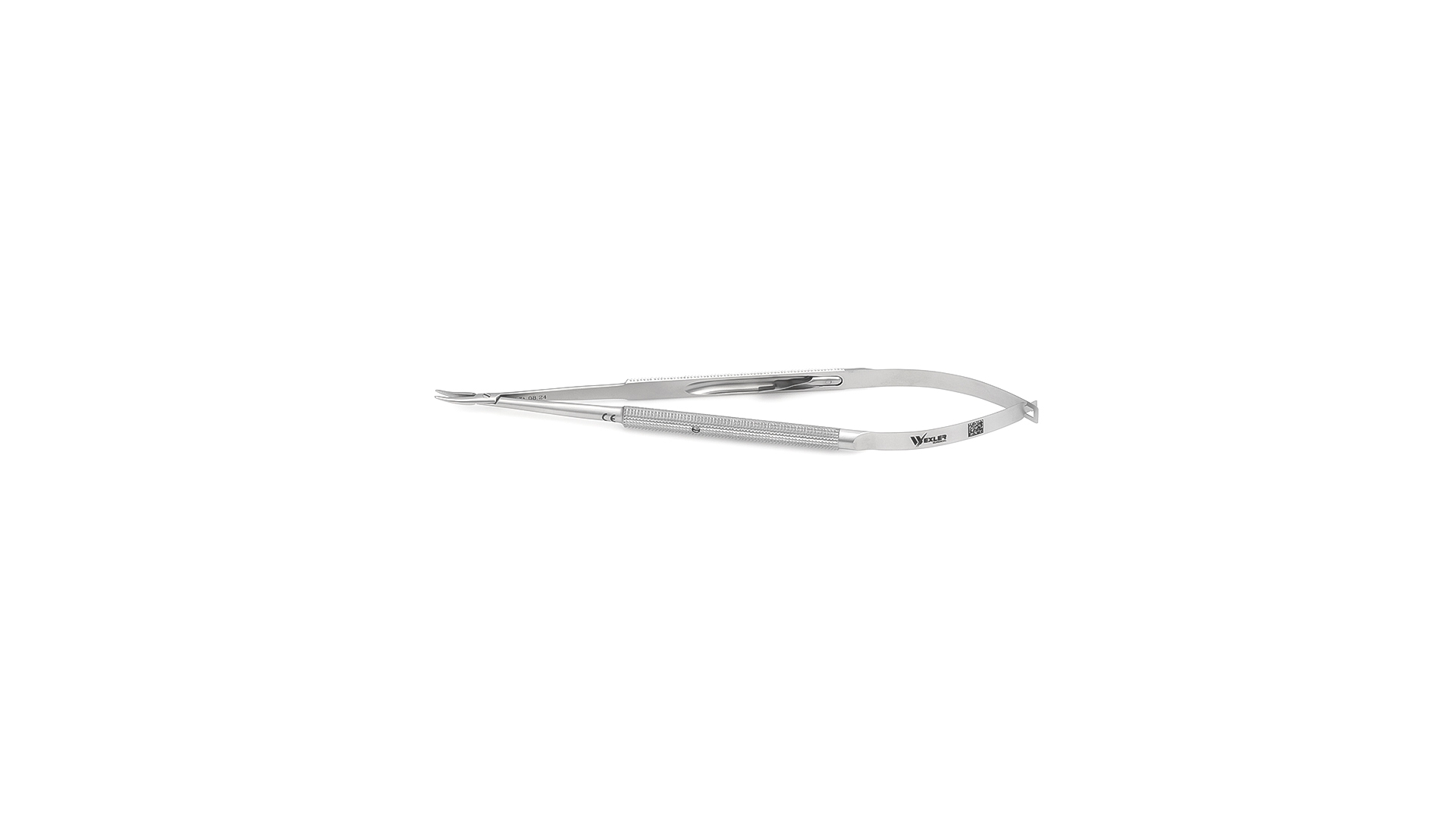 Jacobson Delicate Needle Holder - Curved TC coated jaws