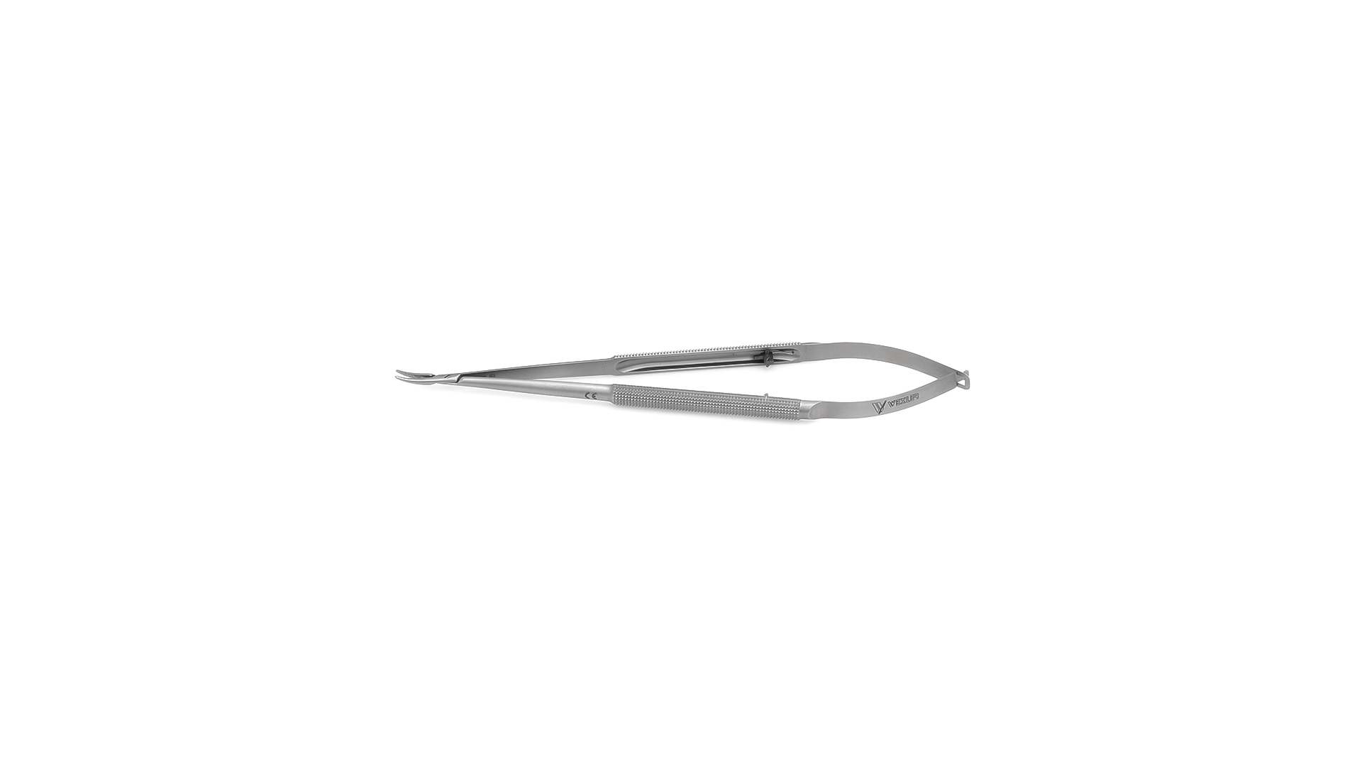 Jacobson Micro Needle Holder - Curved TC coated jaws
