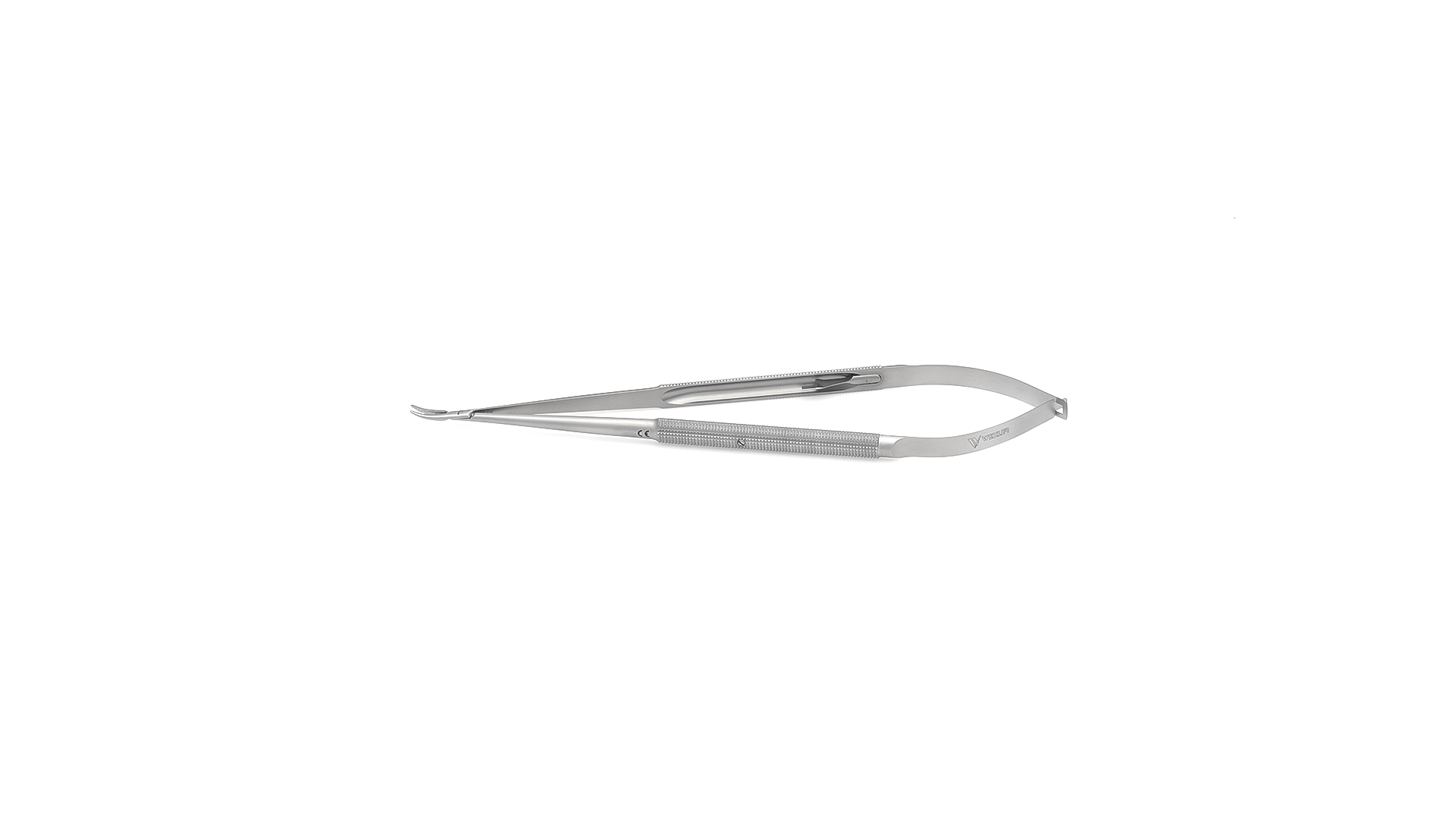 Jacobson Delicate Needle Holder - Curved TC coated jaws