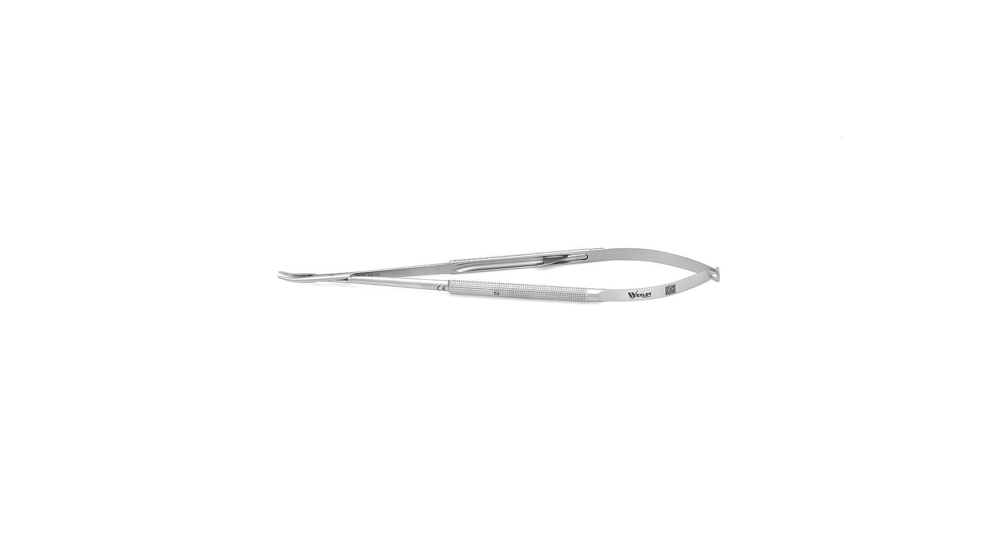Jacobson Micro Needle Holder - Curved TC coated jaws